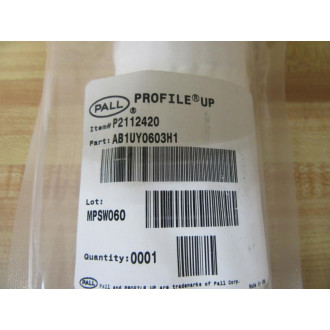 Pall AB1UY0603H1 Profile Up Filter P2112420