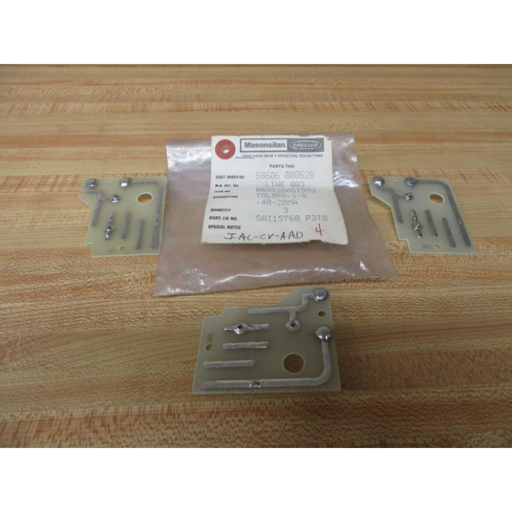 Masoneilan Dresser 063238001999 Circuit Board (Pack of 3)