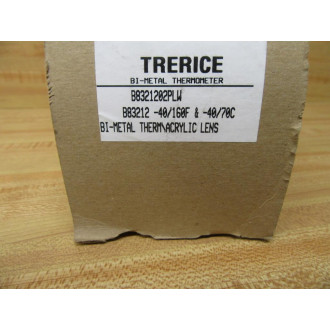 Trerice B8321202PLW Bi-Metal Thermometer B83212