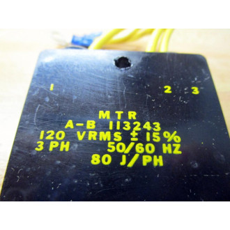 MTR A-B 113243 Resistor AB113243 - Used