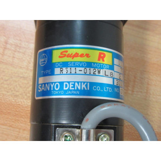 Sanyo Denki R511-012W L8 DC Servo Motor R511012WL8 - Used