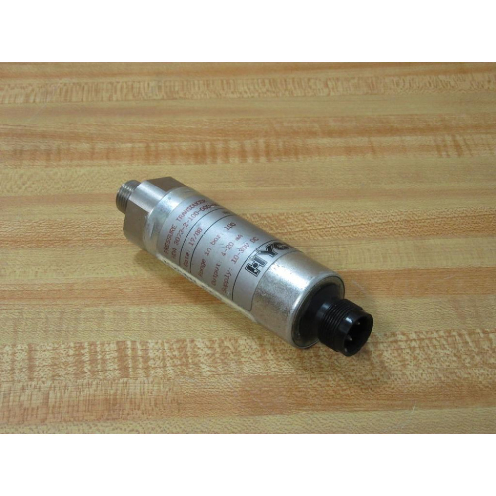 Hycon HDA 3073-2-100-000-US Pressure Transducer HDA30732100000US - Used