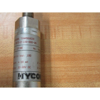 Hycon HDA 3073-2-100-000-US Pressure Transducer HDA30732100000US - Used