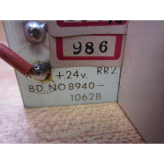 Warner & Swasey 8940-1062B Circuit Board 89401062B W2 Wire Leads - Used