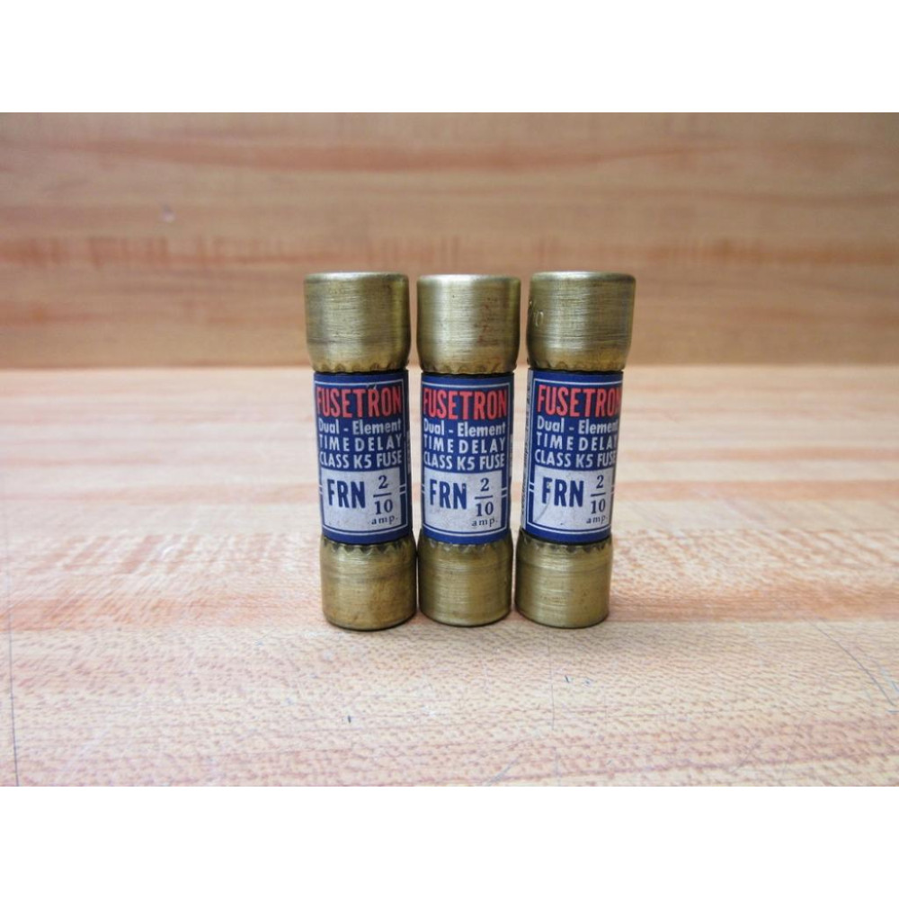Buss FRN-210 Bussmann Fusetron Fuse FRN210 (Pack of 3) - New No Box