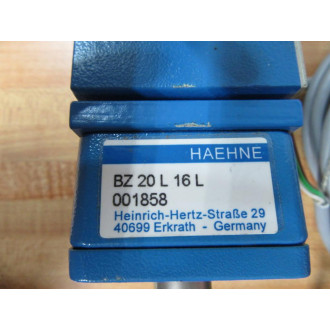 HAEHNE BZ 20 L 16 L Acuatator BZ20L16L - Used