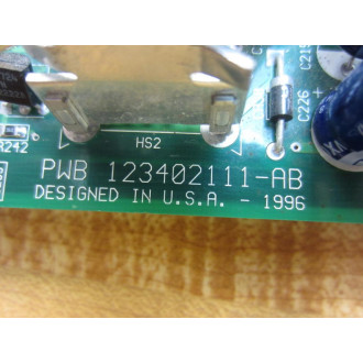 123402111-AB Circuit Board 123402111AB - Used