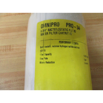Omnipro PRO-34 Water Filter Cartridge PR0-34