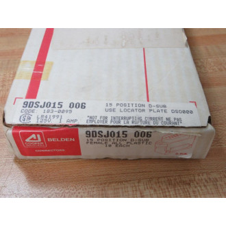 Belden 9DSJ015 006 Flat Cable Connectors 9DSJ015006 (Pack of 10)