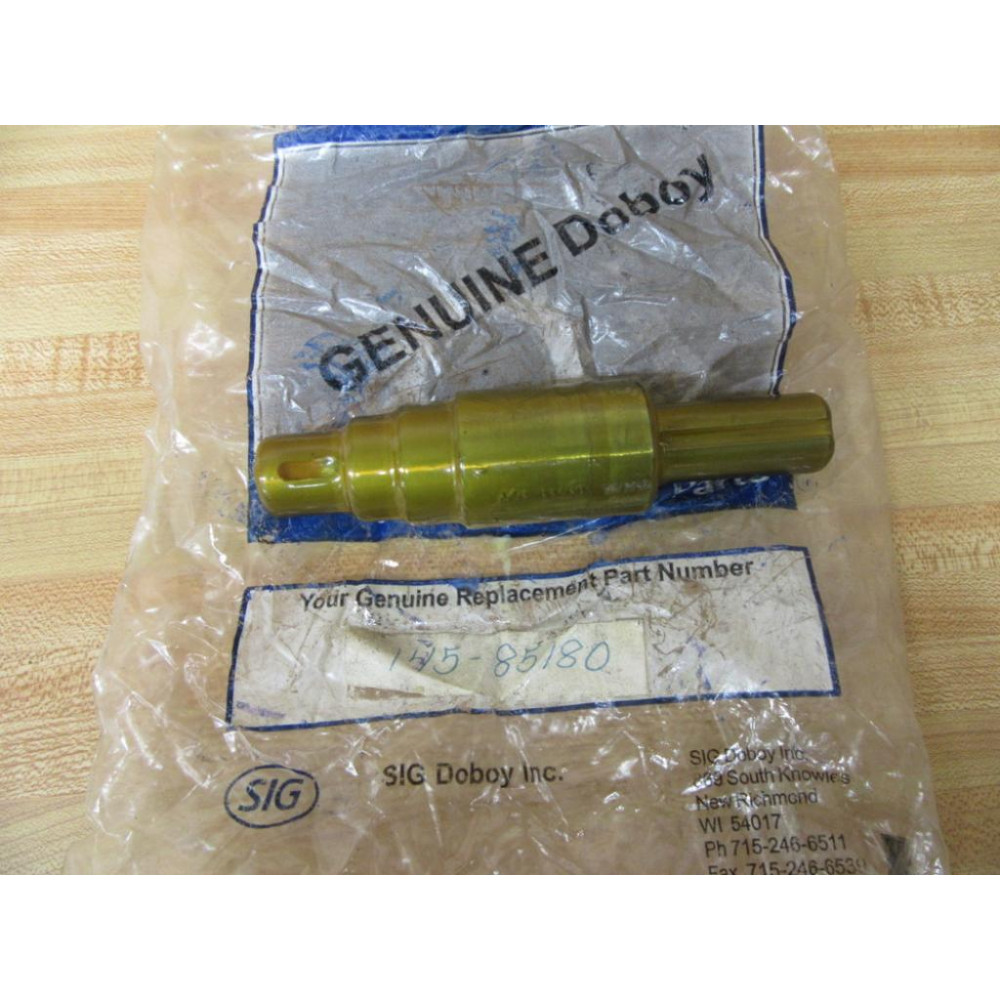 SIG Doboy 145-85180 Finheel Shaft Cold Pusher, Flight 14585180 - New No Box
