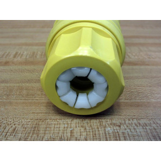 Leviton 28W81 4P Male Connector 30A 120208V 3Ø WYE - Used