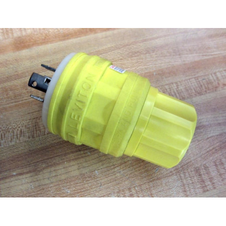 Leviton 28W81 4P Male Connector 30A 120208V 3Ø WYE - Used