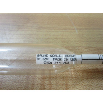CMS Hydrometers 144-352 Baume Scale 59-71BH