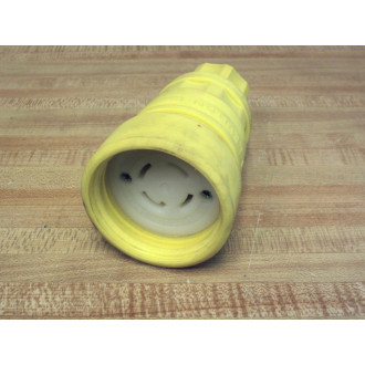 Leviton WYE 4P Female Connector 30A 120208V 3Ø - Used