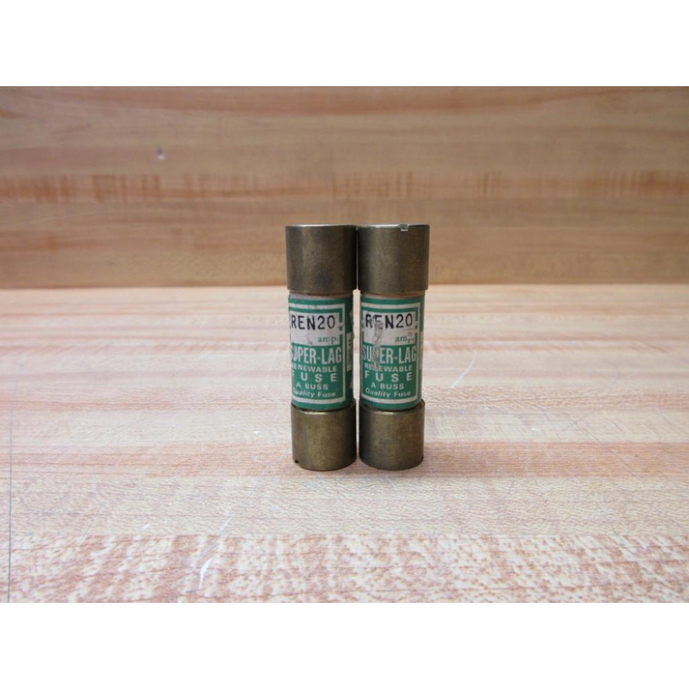Buss REN-20 Bussmann Fuse Cross Ref 4XH71 (Pack of 2) - New No Box