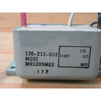 MQSI 136-212-002 Electrical Component MH1209M02 - Used
