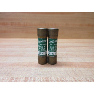 Buss KTN-20 Bussmann Limitron Fuse KTN20 (Pack of 2) - New No Box