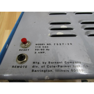 Barnant 7527-20 Precision Dispenser 752720 - Used