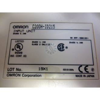 Omron C200H-ID215 Input Unit C200HID215 - Used