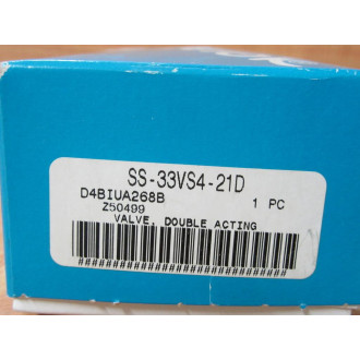 Swagelok SS-33VS4-21D Double Acting Valve SS33VS421D
