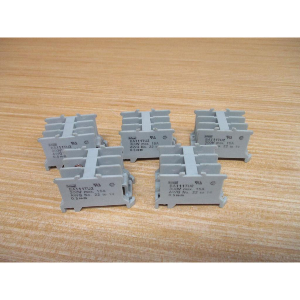 IDEC BA111TU2 Terminal Block (Pack of 5) - New No Box