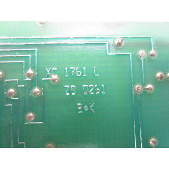 BK XC 1761 Circuit Board XC1761 1 Damaged Connector - Parts Only