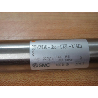 SMC CDM2B20-355-C73L-X142U Cylinder CDM2B20355C73LX142U - New No Box
