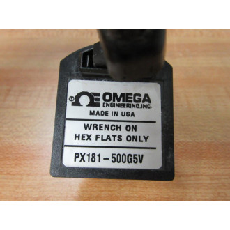 Omega PX181-500G5V Pressure Transducer PX181500G5V - Used