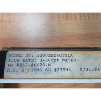 Brooks Instrument 1350EHD4CFGIA Flow Meter - Used