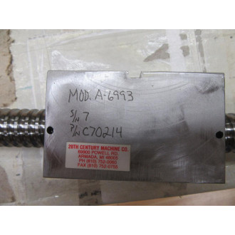 20th Century Machine C70214 Ball Screw Fed MOG A-6993