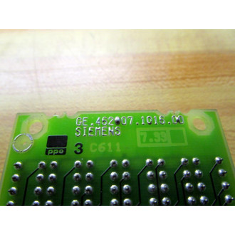 Siemens GE.46207.1016.00 Circuit Board 462007.7803.00 - Used