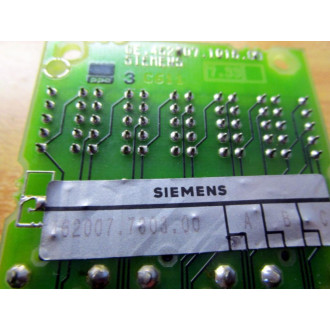 Siemens GE.46207.1016.00 Circuit Board 462007.7803.00 - Used