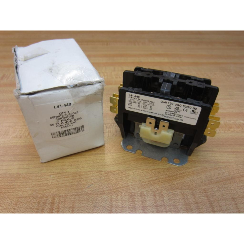 L41-449 2P Contactor L41449