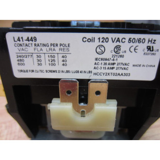 L41-449 2P Contactor L41449