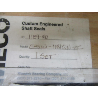 Meco CS-1189-RO Split Rotor Seal CS1189RO