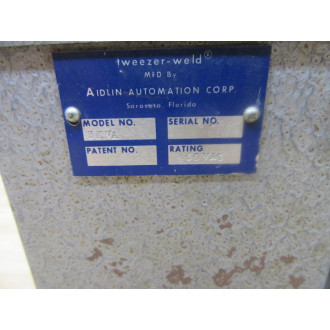 Aidlin Automation 3KVA Tweezer-Weld Controller 460 V AC - Used