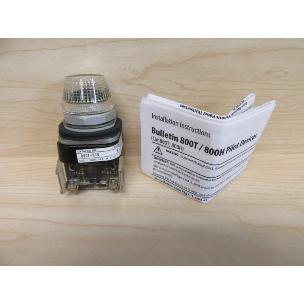 Allen Bradley 800T-R10C Pilot Light - New No Box