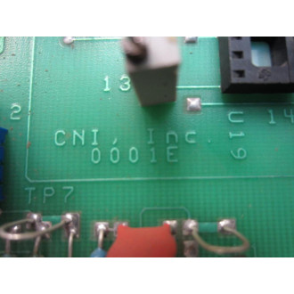 CNI 0001E Circuit Board WO 1 Connector Latch - Used