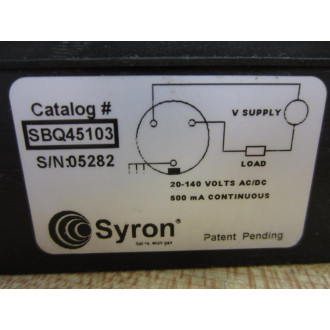 Syron SBQ45103 Mini Connector - Parts Only