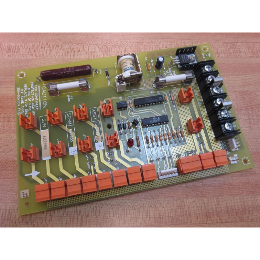 DuPont 642933-501-3 Power Distribution PCB 642935-1 - Used