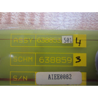 DuPont 638853-501-4 User Switch Bar 638859-3 - Used