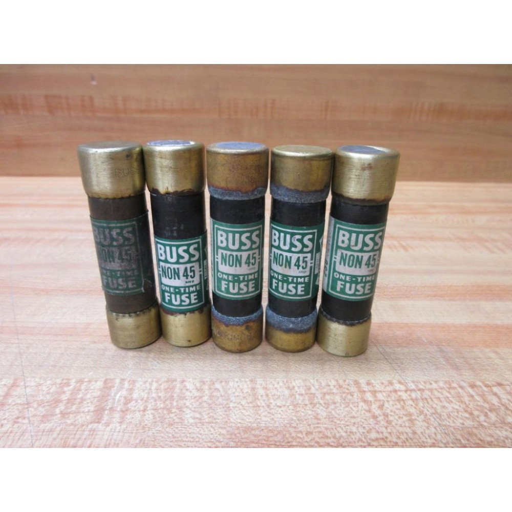 Buss NON-45 Bussmann Fuse (Pack of 5) - Used