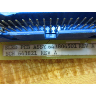 DuPont 643804501 Sled PCB - Used