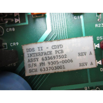 DuPont 633703001 DDS II-CDFD Interface PCB Assy 633697502 - Used