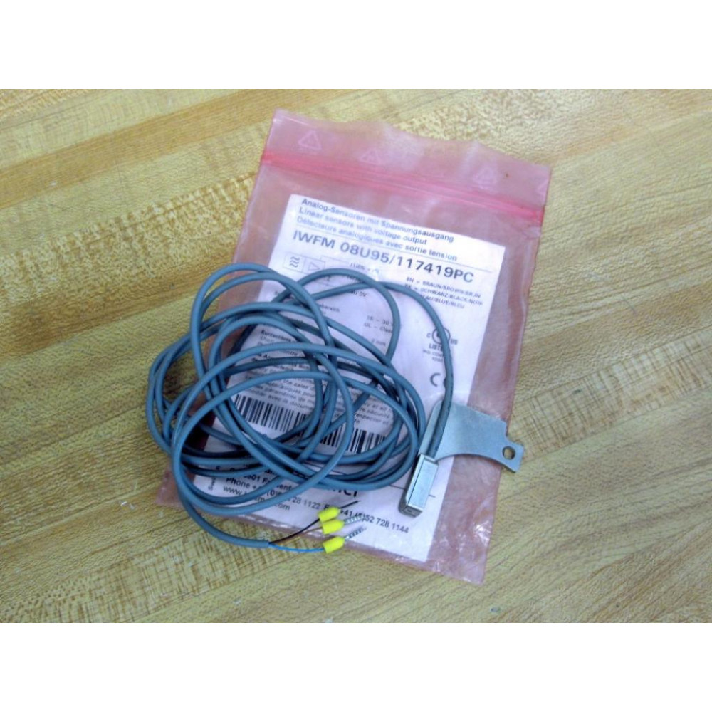 Baumer 08U95117419PC Inductive Sensor 08U95117419PC - New No Box