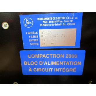 Instrument Control J.G.G. CD-24 Power Supply CD24 - Used
