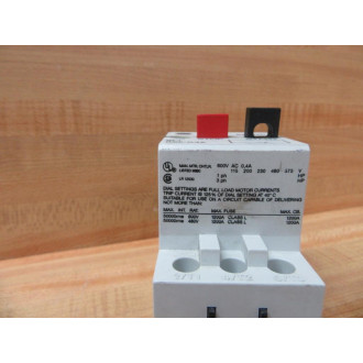 General Electric SFK0C Manual Motor Starter GE Chipped - Used