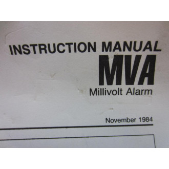 Moore Industries MVA-ED MVA Millivolt Alarm MVAED - New No Box