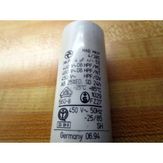 MAB MKP 4385 Capacitor MABMKP4385 - Used