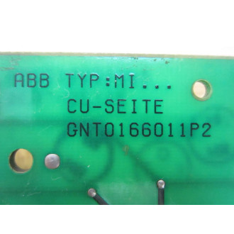 ABB GNT0166011P2 Circuit Board MI - Used